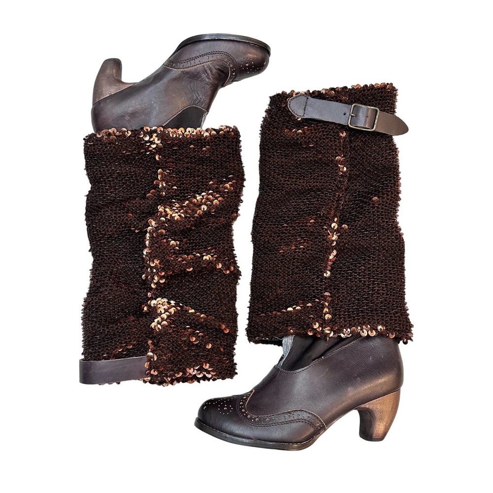 Irregular Choice Deadstock Women's Carnaby Queen Sequin Slouch Boot Size 10 - Picture 4 of 13
